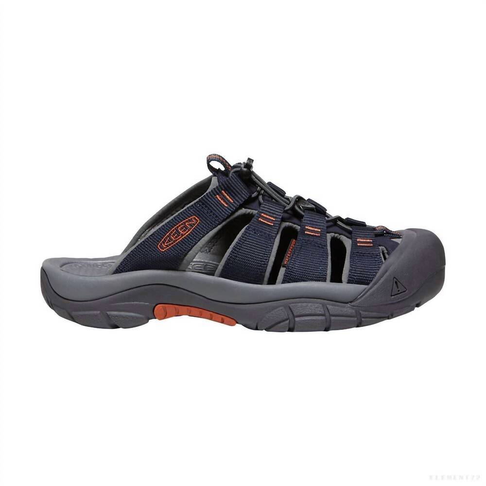 NEW KEEN men's newport slides in sky captain / bombay